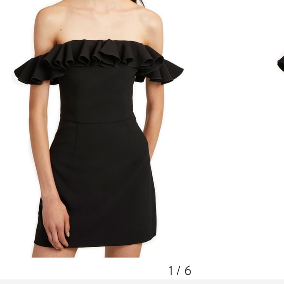 French Connection Off the Shoulder Mini Dress - Picture 1 of 3